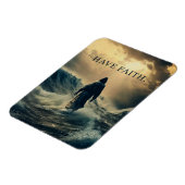 信仰を持つ – イエスキリスト引用文キリスト教 マグネット (左側)