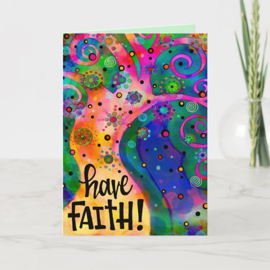 「信仰を持つ」インスピレーション カード (正面)