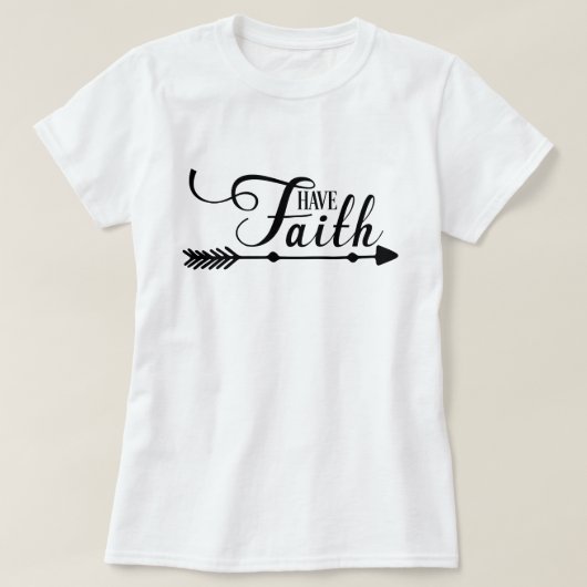 信仰を持つ Tシャツ (デザイン正面)