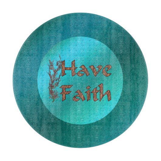 信仰を持感動的つ カッティングボード (正面)