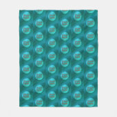 信仰を持感動的つ フリースブランケット (正面)