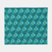 信仰を持感動的つ フリースブランケット (正面(横))