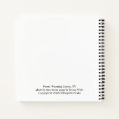 信仰を歩感動的く ノートブック (裏面)