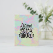 信仰を育てる ポストカード (スタンド正面)