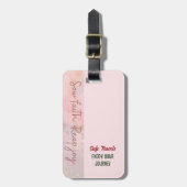 信仰を蒔け。Reap joy – 荷札 ラゲッジタグ (正面縦)