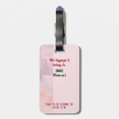 信仰を蒔け。Reap joy – 荷札 ラゲッジタグ (裏面縦)