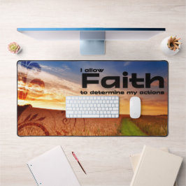 「信仰を認める」モチベーション確認 デスクマット