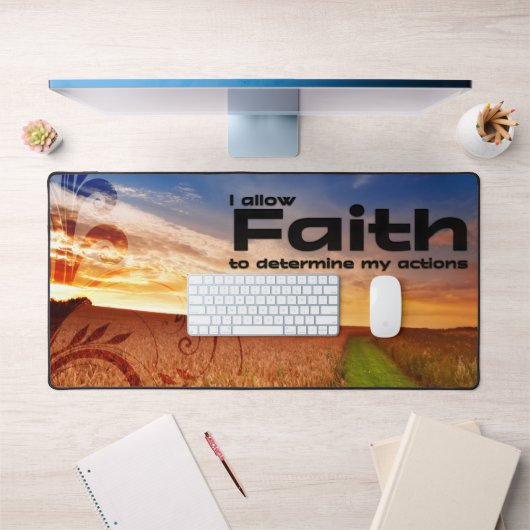 「信仰を認める」モチベーション確認 デスクマット (オフィス1)