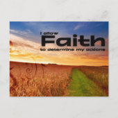 「信仰を認める」モチベーション確認 ポストカード (正面)