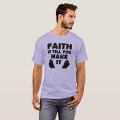 信仰を貫くクリスチャンの名言 Tシャツ (正面フル)