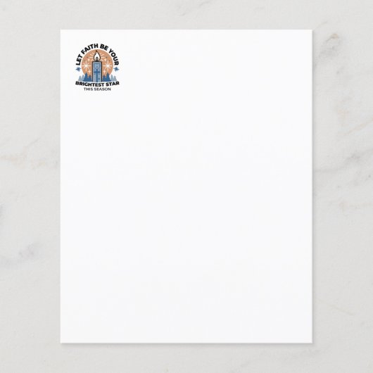 信仰を輝かせよう：冬のテーマ (正面)