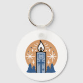 信仰を輝かせよう：冬のテーマ キーホルダー (裏面)