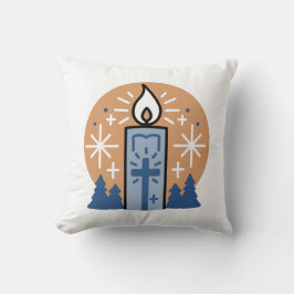 信仰を輝かせよう：冬のテーマ クッション