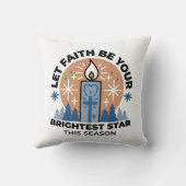 信仰を輝かせよう：冬のテーマ クッション (裏面)
