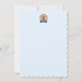 信仰を輝かせよう:冬のテーマ サンキューカード (裏面)