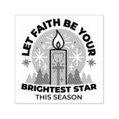 信仰を輝かせよう：冬のテーマ セルフインキングスタンプ (デザイン)