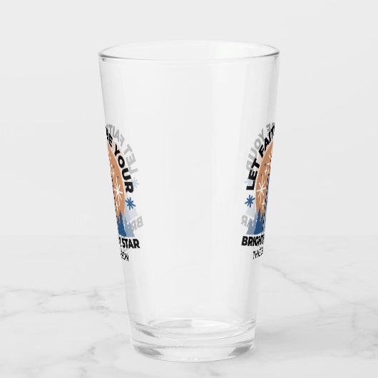 信仰を輝かせよう：冬のテーマ タンブラーグラス (右)