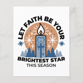 信仰を輝かせよう：冬のテーマ チラシ