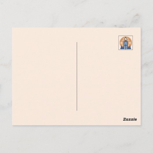 信仰を輝かせよう：冬のテーマ ポストカード (裏面)