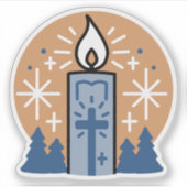 信仰を輝かせる シール (正面)