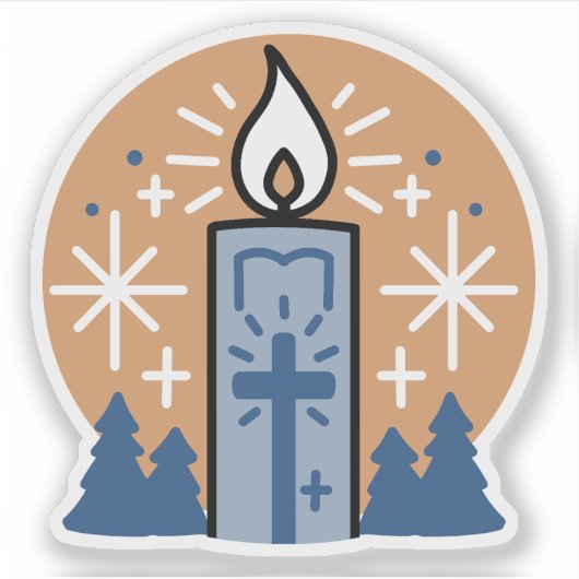 信仰を輝かせる シール (正面)