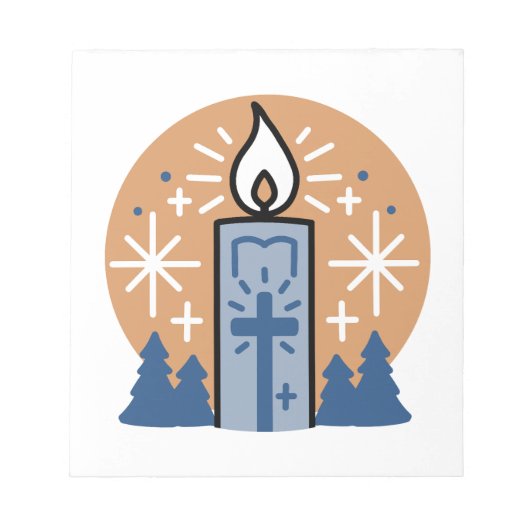 信仰を輝かせる ノートパッド (正面)