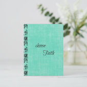 信仰を選択感動的 ポストカード (スタンド正面)