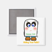 信仰を隠カスタマイズす マグネット (正面/裏面)