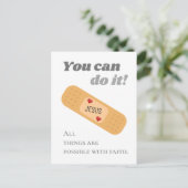 信仰イエスによってすべてのことが可能である ポストカード (スタンド正面)