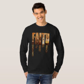 信仰イエス・クリスチャンが彼にすべての問題を転送 Tシャツ (正面フル)