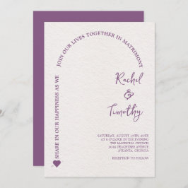 信仰エレガントに囲まれたホットピンク結婚ズ 招待状