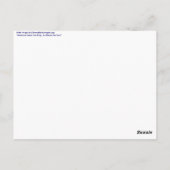 信仰エンジェルポストカード ポストカード (裏面)