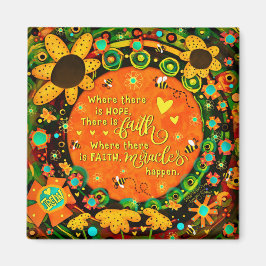 信仰オかわいらしレンジイエローフローラ（昆虫）マルハナバチイレリン マグネット