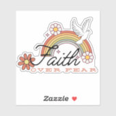 信仰オーバー恐怖レトロスタイル防水 シール (シート)