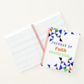 信仰カラフルの感動的引用文 ノートブック (内部)