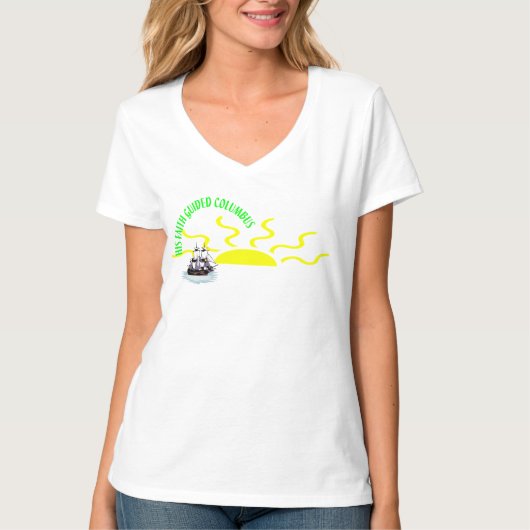 信仰ガイド付きコロンバス –  Tシャツ (正面)