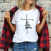 信仰キリスト教の十字架 Tシャツ