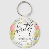 信仰キー感動的チェーン キーホルダー (正面)