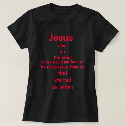 信仰ギフトコレクション Tシャツ (デザイン正面)