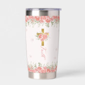 信仰ギフトフローラクロス 保温保冷タンブラー (左面)