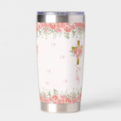 信仰ギフトフローラクロス 保温保冷タンブラー (背面)