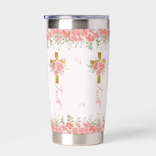 信仰ギフトフローラクロス 保温保冷タンブラー (右面)