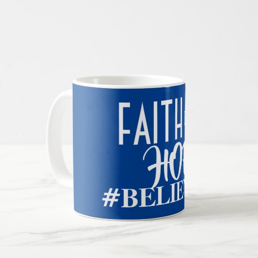 信仰ギフト収集 – コーヒーマグカップ (正面左)