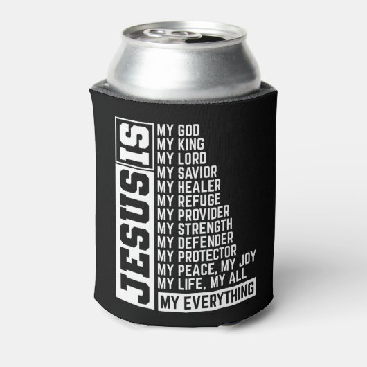 信仰クリスチャン宗教イエス主ギフトジェ 缶クーラー (缶裏面)