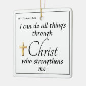 信仰クリスマスの装飾 セラミックオーナメント (左)