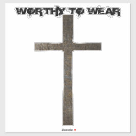 信仰クロス鎧 – 衣服に値する シール