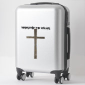 信仰クロス鎧 – 衣服に値する シール (スーツケース)