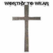 信仰クロス鎧 – 衣服に値する シール (正面)