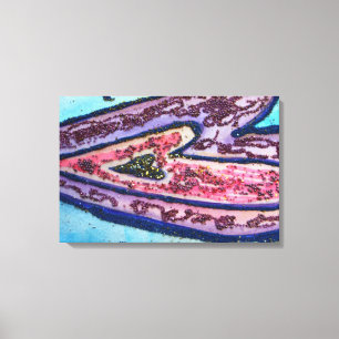 信仰グリッターハート絵画ズキャンバスアートプリント キャンバスプリント