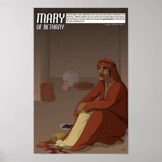 信仰シリーズ別 – Mary of Bethany 11" x 17" ポスター